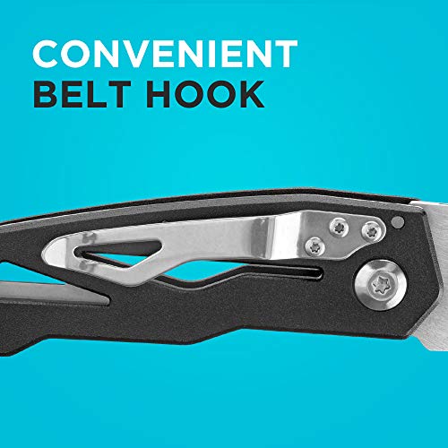 BLACK+DECKER Folding Utility Knife, 2 Pack (BDHT10001) - Image 3