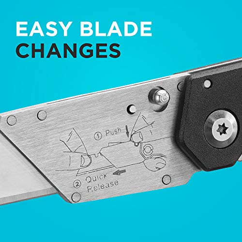 BLACK+DECKER Folding Utility Knife, 2 Pack (BDHT10001) - Image 5