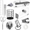EOOUT Black Office Supplies Desk Accessories Set