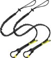 BearTOOLS Black Screw Lock Safety Lanyard 3 Foot