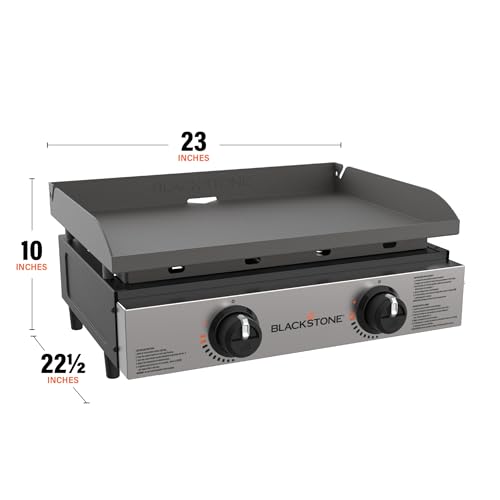 BLACKSTONE 22β Tabletop Griddle, Stainless Steel Faceplate - Image 3