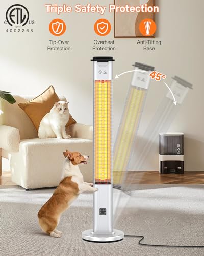 blessny Infrared Electric Heater For Patio, 1500W - Image 5