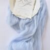 Joanlody Blue Cheesecloth Table Runner 10Ft Rustic