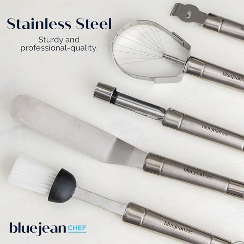 Blue Jean Chef 8-Piece Stainless-Steel Kitchen Tool Set - Image 3