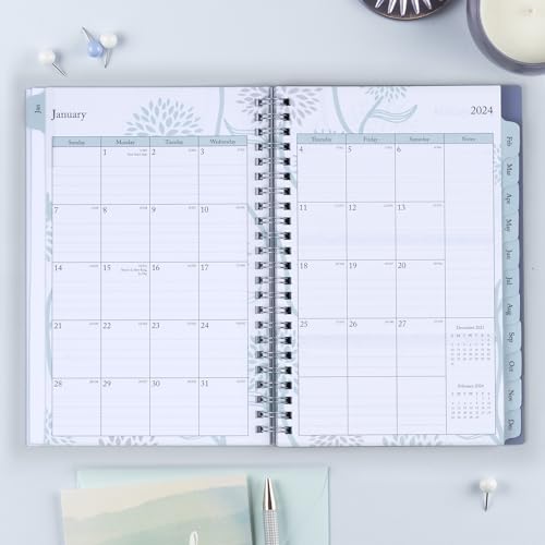 Blue Sky 2024 Weekly & Monthly Planner, 5" x 8", Rue Du Flore (101603-24) - Image 5