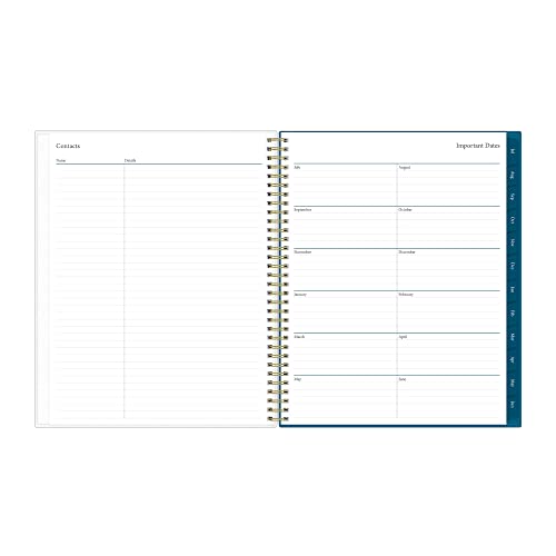 Blue Sky Academic Year Planner, 8.5" x 11", Bakah Blue (131951-A24) - Image 5