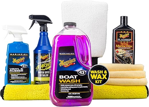 Meguiar's Boat/RV Starter Kit - Gelcoat Cleaner Wax