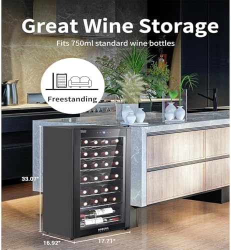BODEGA 28 Bottle Compressor Wine Cooler Refrigerator - Image 3
