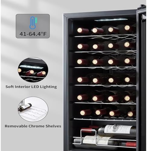 BODEGA 28 Bottle Compressor Wine Cooler Refrigerator - Image 4
