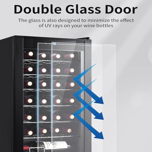 BODEGA 28 Bottle Compressor Wine Cooler Refrigerator - Image 2