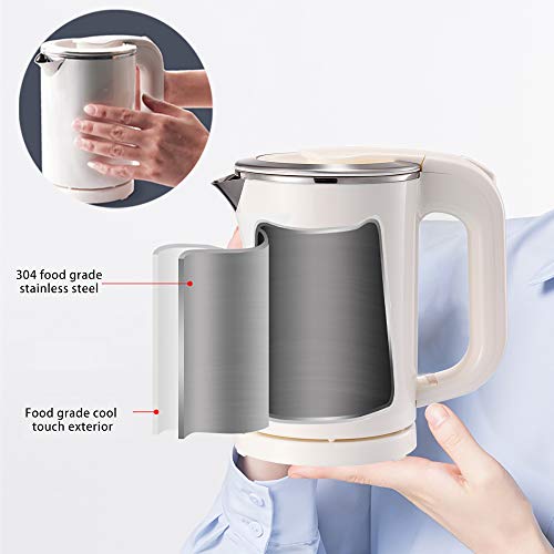 BonNoces Portable Electric Kettle - 0.5L Stainless Steel - Image 4