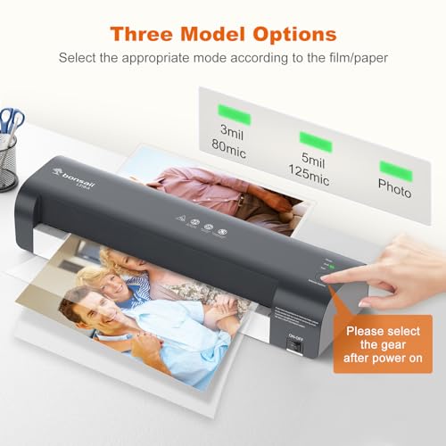 bonsaii 13 Inch Thermal Laminator & 100 PCS Pouches - Image 5