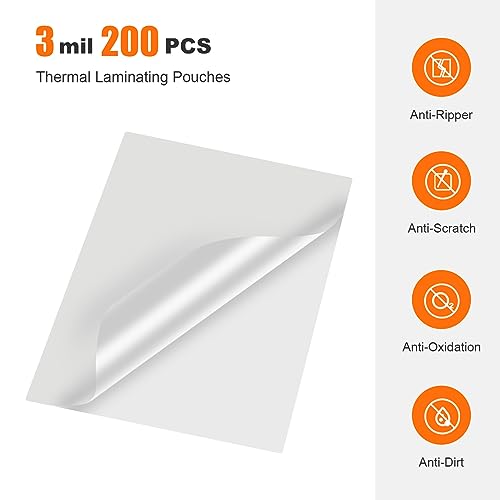 bonsaii A4 Thermal Laminator & 200 PCS Pouches - Image 5