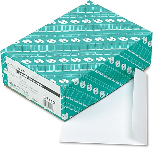 Quality Park Booklet Envelope, 24Lb, 6-Inch x9-Inch, 100/BX