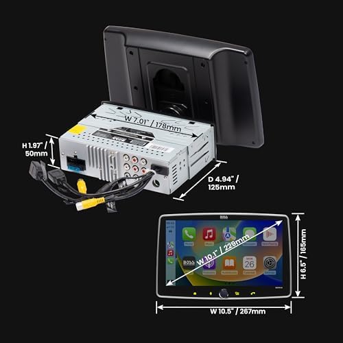 BOSS Audio Systems BCPA10RC Car Stereo - Apple CarPlay, Android Auto - Image 5