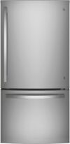 GE Bottom Freezer Refrigerator In Stainless Steel