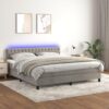 WQQ1196FFFFWAAAAA Box Spring Bed With Mattress & LED Light