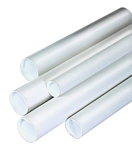 BOX USA Mailing Tubes With Caps, 1-1/2" x 36 - Image 4