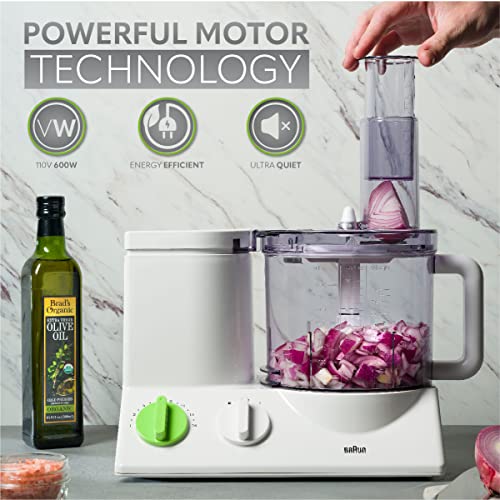 Braun FP3020 12 Cup Food Processor, White - Image 3
