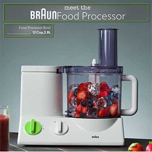 Braun FP3020 12 Cup Food Processor, White - Image 2
