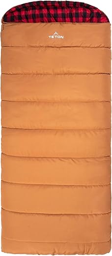 TETON Sports Bridger Canvas Sleeping Bag - Stay Warm