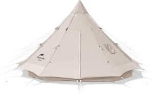 Naturehike Brighten Canvas Tent, Large Bell Tent