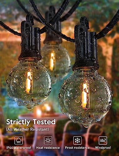 Brightown G40 Globe LED Patio Lights, 25 Feet - Image 5