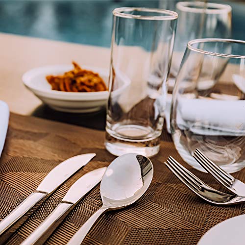Brightown Silverware Set, 45-Piece Stainless Steel - Image 4