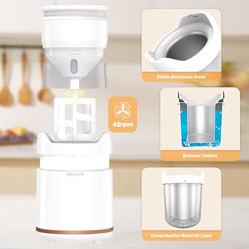 BRIOBITE Rechargeable Compact Ice Cream Maker - Image 5