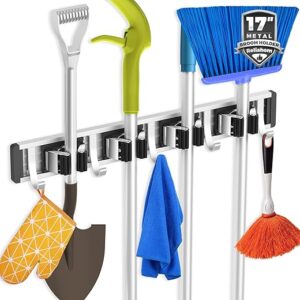 reliahom Broom Holder Wall Mount Tool Organizer
