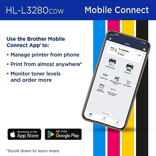 Brother HL-L3280CDW Wireless Compact Digital Printer - Image 5