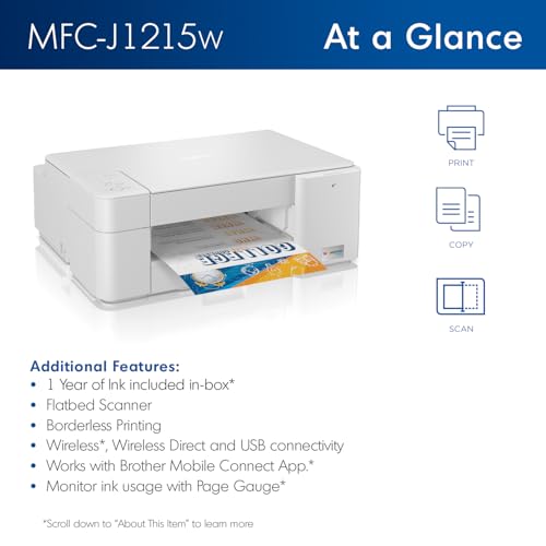 Brother MFC-J1215W Wireless Multi-Function Inkjet Printer - Image 3