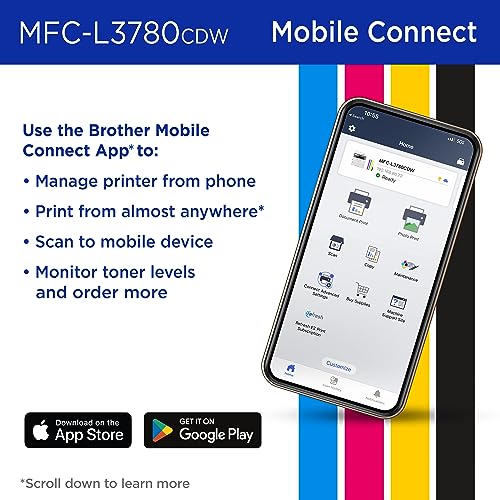 Brother MFC-L3780CDW Wireless Color All-in-One Printer - Image 5