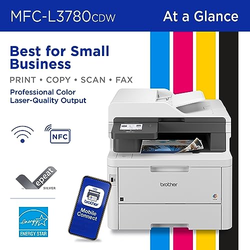Brother MFC-L3780CDW Wireless Color All-in-One Printer - Image 2