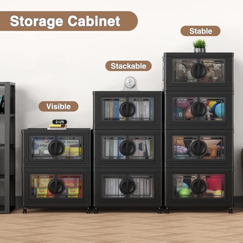 BROVIEW V9 112Gal Stackable Storage Bins With Lids - Image 4