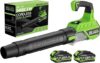 GROOKER Brushless Cordless Leaf Blower 580CFM