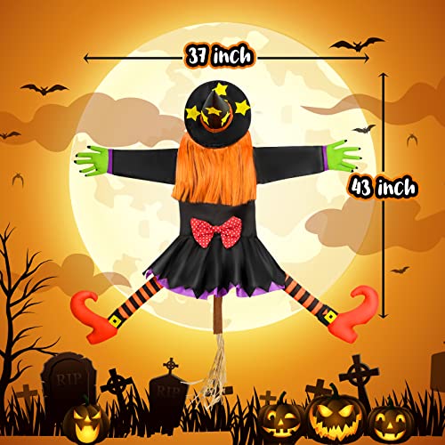 Bswalf Crashing Witch Halloween Decor for Tree - Image 5