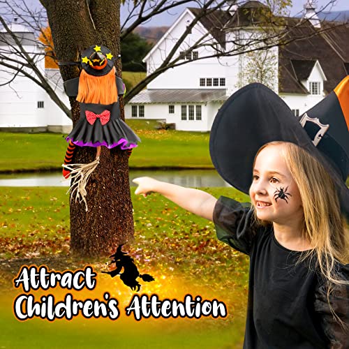Bswalf Crashing Witch Halloween Decor for Tree - Image 2
