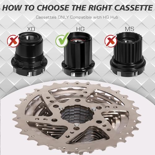 BUCKLOS 8-12 Speed Ultra-Light Bike Cassette - Image 3