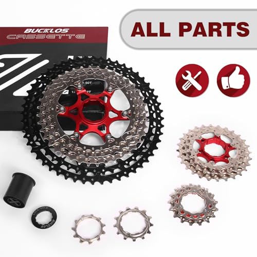 BUCKLOS 8-12 Speed Ultra-Light Bike Cassette - Image 3