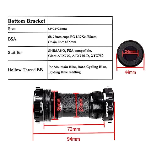 BUCKLOS IXF 30T 104 BCD Mountain Bike Crankset - Image 4