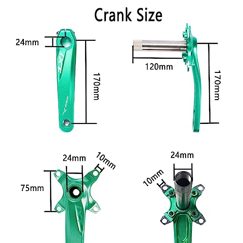 BUCKLOS IXF 30T 104 BCD Mountain Bike Crankset - Image 2