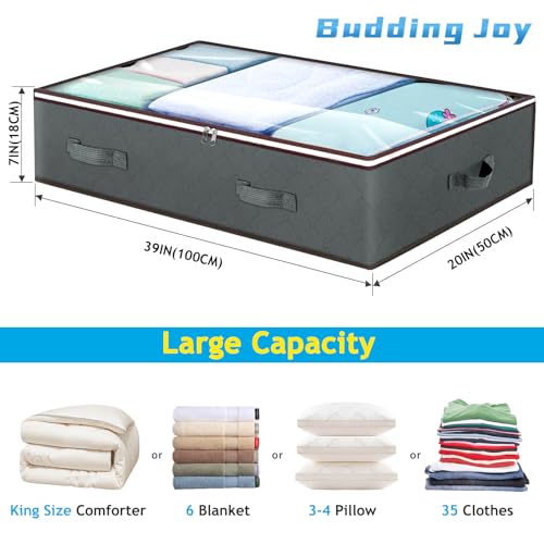 Budding Joy Under Bed Storage Containers, 90L - Image 2
