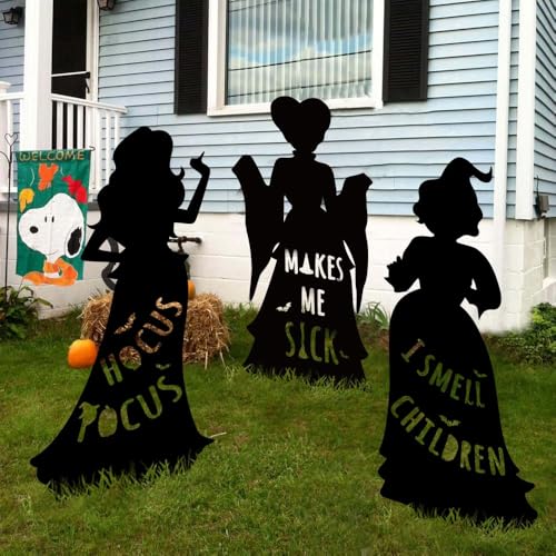 Bunny Chorus Hocus Pocus Halloween Witches Yard Signs - Image 5