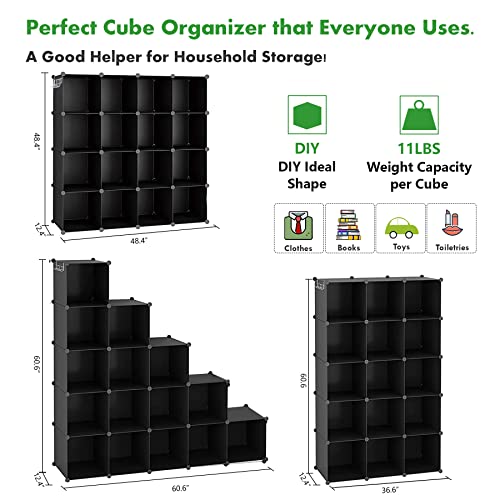 C&AHOME Cube Storage Organizer, 16-Cube Shelves Units - Image 3
