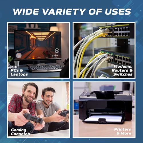 Cables Direct Online Cat6 15FT Ethernet Patch Cable, Blue - Image 5