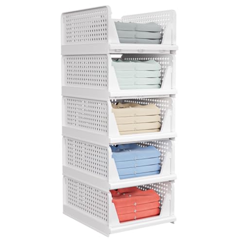 caktraie Folding Closet Organizers Storage Box - Image 3