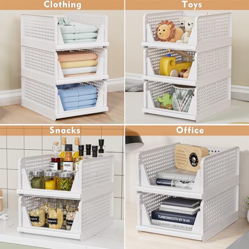 caktraie Folding Closet Organizers Storage Box - Image 4
