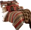 H HIEND ACCENTS Calhoun Western 5-Piece King Comforter Set