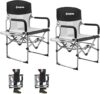KingCamp Camping Director Chair 2 Pack Heavy Duty